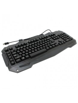 Клавиатура проводная игровая GEMBIRD KB-G200L, USB, подсветка 7 цветов, черная Клавиатура проводная игровая GEMBIRD KB-G200L, USB, подсветка 7 цветов, черная