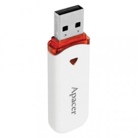 Флэш-диск 8 GB, APACER AH333, USB 2.0, белый, AP8GAH333W-1