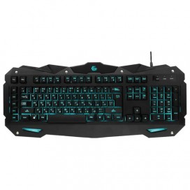 Клавиатура проводная игровая GEMBIRD KB-G200L, USB, подсветка 7 цветов, черная