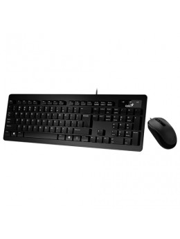 Набор проводной GENIUS SlimStar C130, USB, клавиатура, мышь 2 кнопки + 1 колесо-кнопка,, 31330208104 Набор проводной GENIUS SlimStar C130, USB, клавиатура, мышь 2 кнопки + 1 колесо-кнопка,, 31330208104