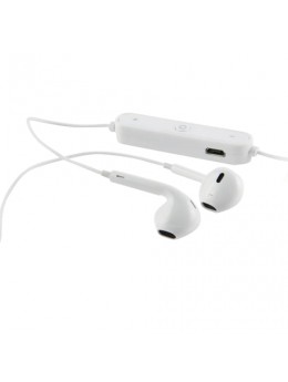 Наушники с микрофоном (гарнитура) RED LINE BHS-01, Bluetooth, беспроводые, белые, УТ000013645