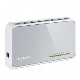 Коммутатор TP-LINK TL-SF1008D, 8RJ45, LAN 10/100 Мбит/с, проводной