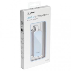 Сетевой адаптер TP-LINK UE200, USB 2.0, 100 Мбит, компактный корпус, для ультрабуков и макбуков
