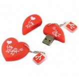 Флэш-диск сувенирный 16 GB, SMARTBUY Wild 'Сердце', USB 2.0, SB16GBHeart