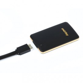 Диск жесткий внешний SSD, 256 GB, SMARTBUY S3 Drive, USB 3.0, черный, 256GBS3DB18SU30