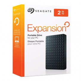 Диск жесткий внешний HDD SEAGATE Expansion 2 ТВ, 2,5', USB 3,0, черный, STEA2000400