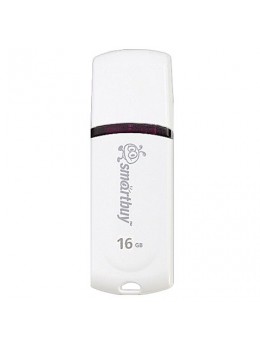 Флэш-диск 16 GB, SMARTBUY Paean, USB 2.0, белый, SB16GBPN-W