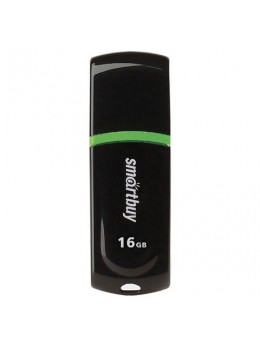 Флэш-диск 16 GB, SMARTBUY Paean, USB 2.0, черный, SB16GBPN-K