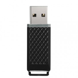 Флэш-диск 8 GB, SMARTBUY Quartz, USB 2.0, черный, SB8GBQZ-K