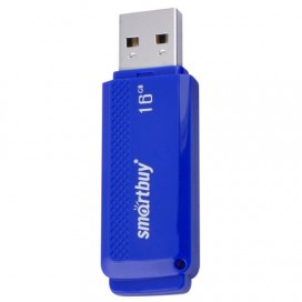 Флэш-диск 16 GB, SMARTBUY Dock, USB 2.0, синий, SB16GBDK-B