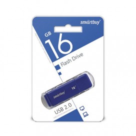 Флэш-диск 16 GB, SMARTBUY Dock, USB 2.0, синий, SB16GBDK-B