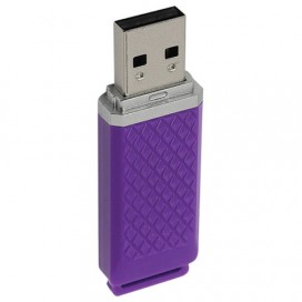 Флэш-диск 8 GB, SMARTBUY Quartz, USB 2.0, фиолетовый, SB8GBQZ-V