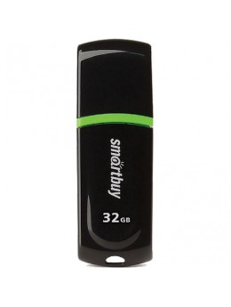 Флэш-диск 32 GB, SMARTBUY Paean, USB 2.0, черный, SB32GBPN-K