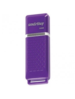 Флэш-диск 32 GB, SMARTBUY Quartz, USB 2.0, фиолетовый, SB32GBQZ-V