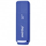 Флэш-диск 32 GB, SMARTBUY Dock, USB 2.0, синий, SB32GBDK-B