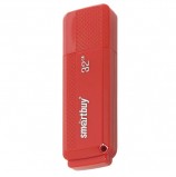 Флэш-диск 32 GB, SMARTBUY Dock, USB 2.0, красный, SB32GBDK-R