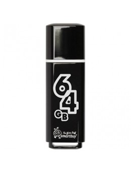 Флэш-диск 64 GB, SMARTBUY Glossy, USB 2.0, черный, SB64GBGS-K Флэш-диск 64 GB, SMARTBUY Glossy, USB 2.0, черный, SB64GBGS-K