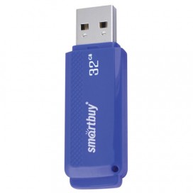 Флэш-диск 32 GB, SMARTBUY Dock, USB 2.0, синий, SB32GBDK-B