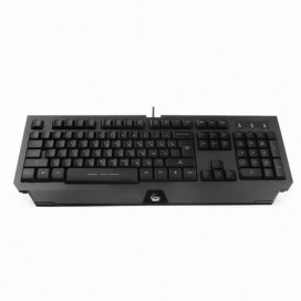 Клавиатура проводная игровая GEMBIRD KB-G300L, USB, 104 клавиши, с подсветкой, черная