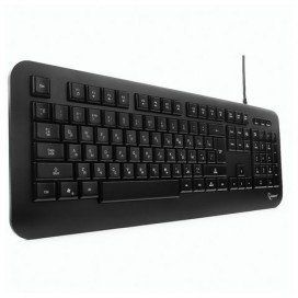 Клавиатура проводная с подсветкой клавиш GEMBIRD KB-230L, USB, 104 клавиши, с подсветкой, черная