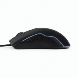 Мышь проводная игровая GEMBIRD MG-700, USB, 6 кнопок + 1 колесо-кнопка, подсветка, черная