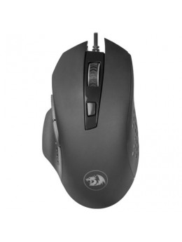 Мышь проводная игровая REDRAGON Gainer, USB, 5 кнопок + 1 колесо-кнопка, оптическая, черная, 75170 Мышь проводная игровая REDRAGON Gainer, USB, 5 кнопок + 1 колесо-кнопка, оптическая, черная, 75170