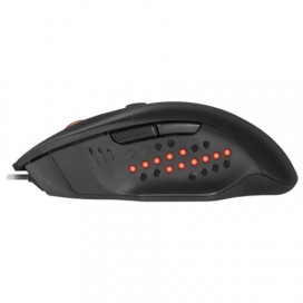 Мышь проводная игровая REDRAGON Gainer, USB, 5 кнопок + 1 колесо-кнопка, оптическая, черная, 75170