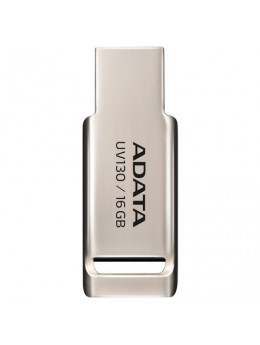 Флэш-диск 16 GB, A-DATA DashDrive UV130, USB 2.0, металлический корпус, золотистый, AUV130-16G-RGD