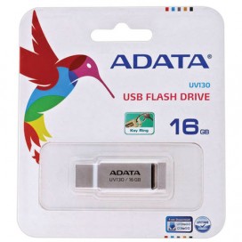 Флэш-диск 16 GB, A-DATA DashDrive UV130, USB 2.0, металлический корпус, золотистый, AUV130-16G-RGD