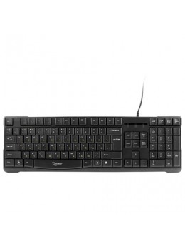 Клавиатура проводная GEMBIRD KB-8352U-BL, USB, 104 клавиши + 1 дополнительная клавиша, черная Клавиатура проводная GEMBIRD KB-8352U-BL, USB, 104 клавиши + 1 дополнительная клавиша, черная