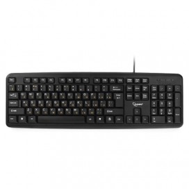 Клавиатура проводная GEMBIRD KB-8320U-BL, USB, 104 клавиши, черная
