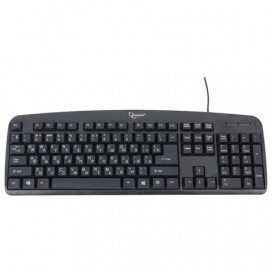 Клавиатура проводная GEMBIRD KB-8350U-BL, USB, 104 клавиши, черная