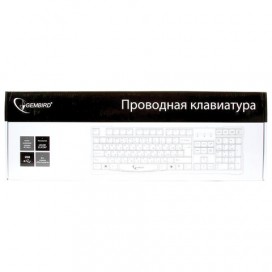 Клавиатура проводная GEMBIRD KB-8352U-BL, USB, 104 клавиши + 1 дополнительная клавиша, черная