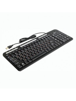 Клавиатура проводная SVEN Standard 309M, USB, 104 клавиши + 15 дополнительных клавиш, мультимедийная, черная, SV-03100309UB Клавиатура проводная SVEN Standard 309M, USB, 104 клавиши + 15 дополнительных клавиш, мультимедийная, черная, SV-03100309UB