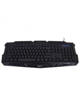 Клавиатура проводная игровая GEMBIRD KB-G11L, USB, 104 клавиши + 9 дополнительных клавиш, подсветка 3 цвета, черная Клавиатура проводная игровая GEMBIRD KB-G11L, USB, 104 клавиши + 9 дополнительных клавиш, подсветка 3 цвета, черная