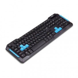 Клавиатура проводная игровая SVEN Challenge 9500, USB, 104 клавиши+10 дополнительных клавиш, чёрный, SV-008370