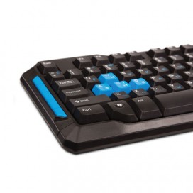 Клавиатура проводная игровая SVEN Challenge 9500, USB, 104 клавиши+10 дополнительных клавиш, чёрный, SV-008370