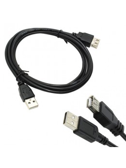 Кабель-удлинитель USB 2.0, 1,8 м SVEN, M-F, 1 фильтр, для подключения периферии, SV-004569