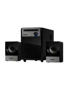 Колонки компьютерные SVEN AC MS-110, 2.1, 10 Вт, USB, SD, MP3-плеер, дерево-пластик, черные, SV-014056 Колонки компьютерные SVEN AC MS-110, 2.1, 10 Вт, USB, SD, MP3-плеер, дерево-пластик, черные, SV-014056