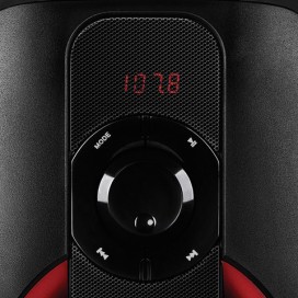 Колонки компьютерные SVEN AC MS-304, 2.1, 40 Вт, FM, USB, SD, MP3-плеер, Bluetooth, дерево, черные, SV-015602