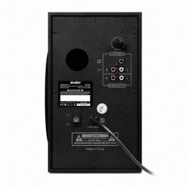 Колонки компьютерные SVEN AC MS-304, 2.1, 40 Вт, FM, USB, SD, MP3-плеер, Bluetooth, дерево, черные, SV-015602