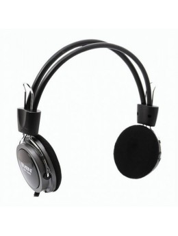 Наушники с микрофоном (гарнитура) SVEN AP-520, проводные, 2,2 м, с оголовьем, черные, SV-0410520