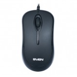 Мышь проводная SVEN RX-165, USB, 2 кнопки + 1 колесо-кнопка, оптическая, чёрная, SV-03200165UB
