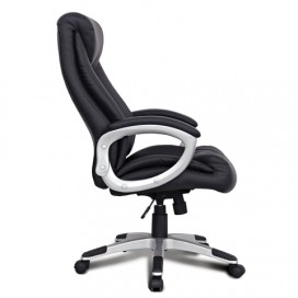 Кресло офисное BRABIX 'Grand EX-500', натуральная кожа, черное, 530861