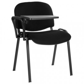 Стол (пюпитр) для стула 'ИЗО', для конференций, складной, пластик/металл, черный
