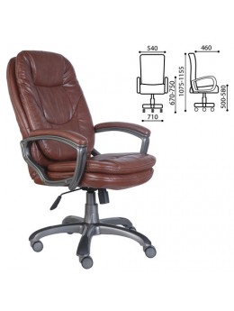 Кресло офисное CH-868AXSN, экокожа, коричневое, CH-868AXSN/Brow