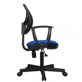 Кресло BRABIX 'Flip MG-305', до 80 кг, с подлокотниками, комбинированное синее/черное TW, 531415