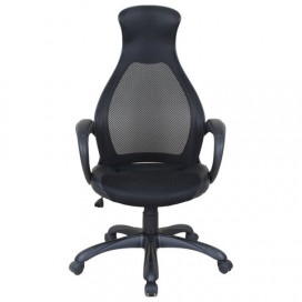 Кресло офисное BRABIX PREMIUM 'Genesis EX-517', пластик черный, ткань/экокожа/сетка черная, 531574