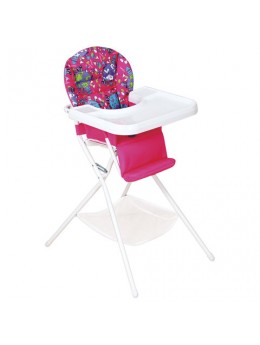 Кресло детское для кормления ДЭМИ КДС.03, съемный столик, цвет розовый/белый