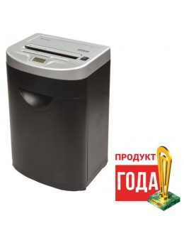 Уничтожитель (шредер) BRAUBERG S22-S, до 10 человек, 2 уровня секретности, полоски 4 мм, 22 листа, 35 л, CD, 531773